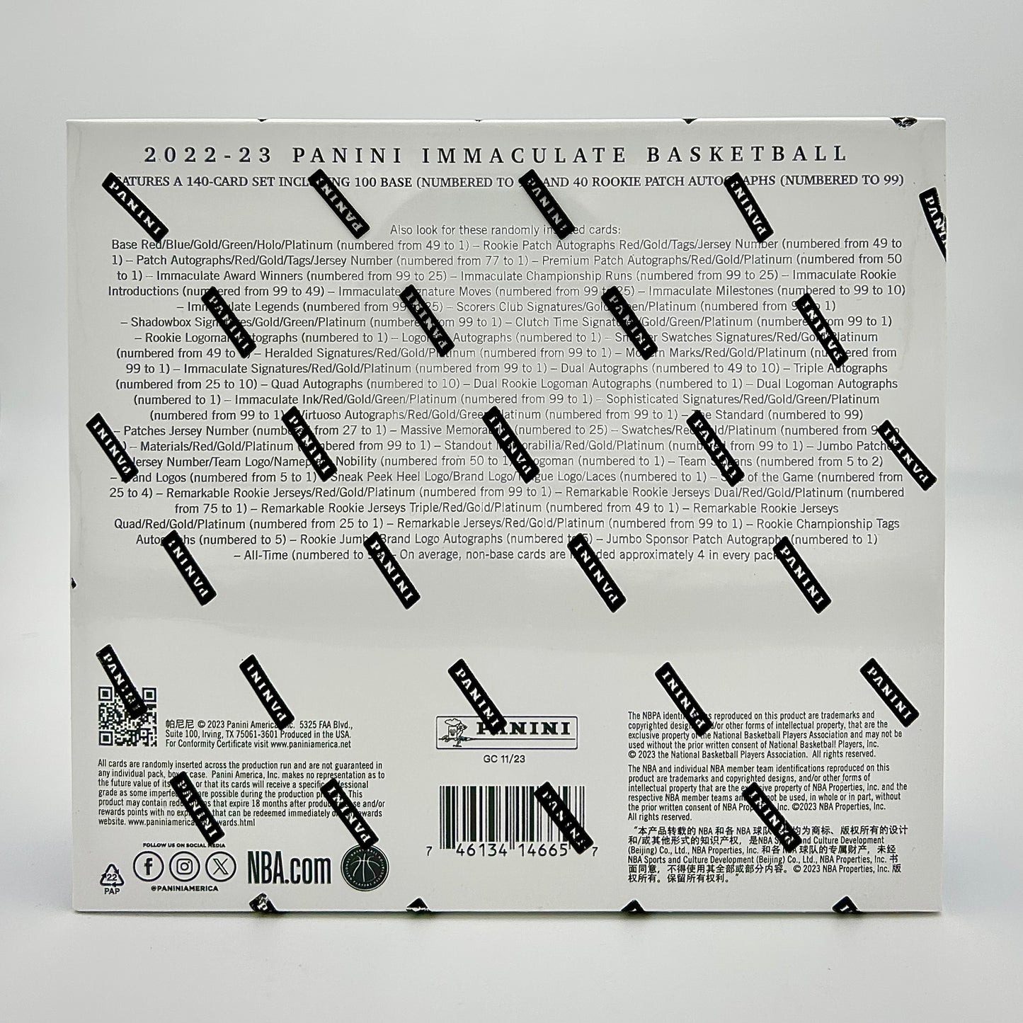 2022-23 Panini Immaculate Collection Basketball Hobby Box