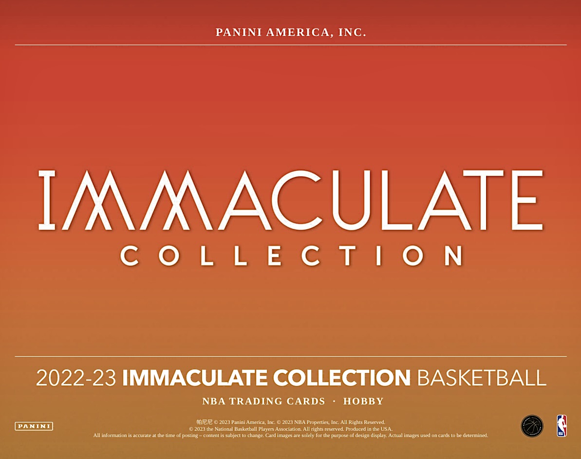 2022-23 Panini Immaculate Collection Basketball Hobby Box
