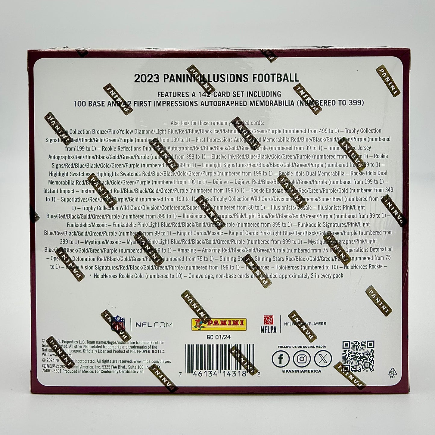 2023 Panini Illusions Football Hobby Box