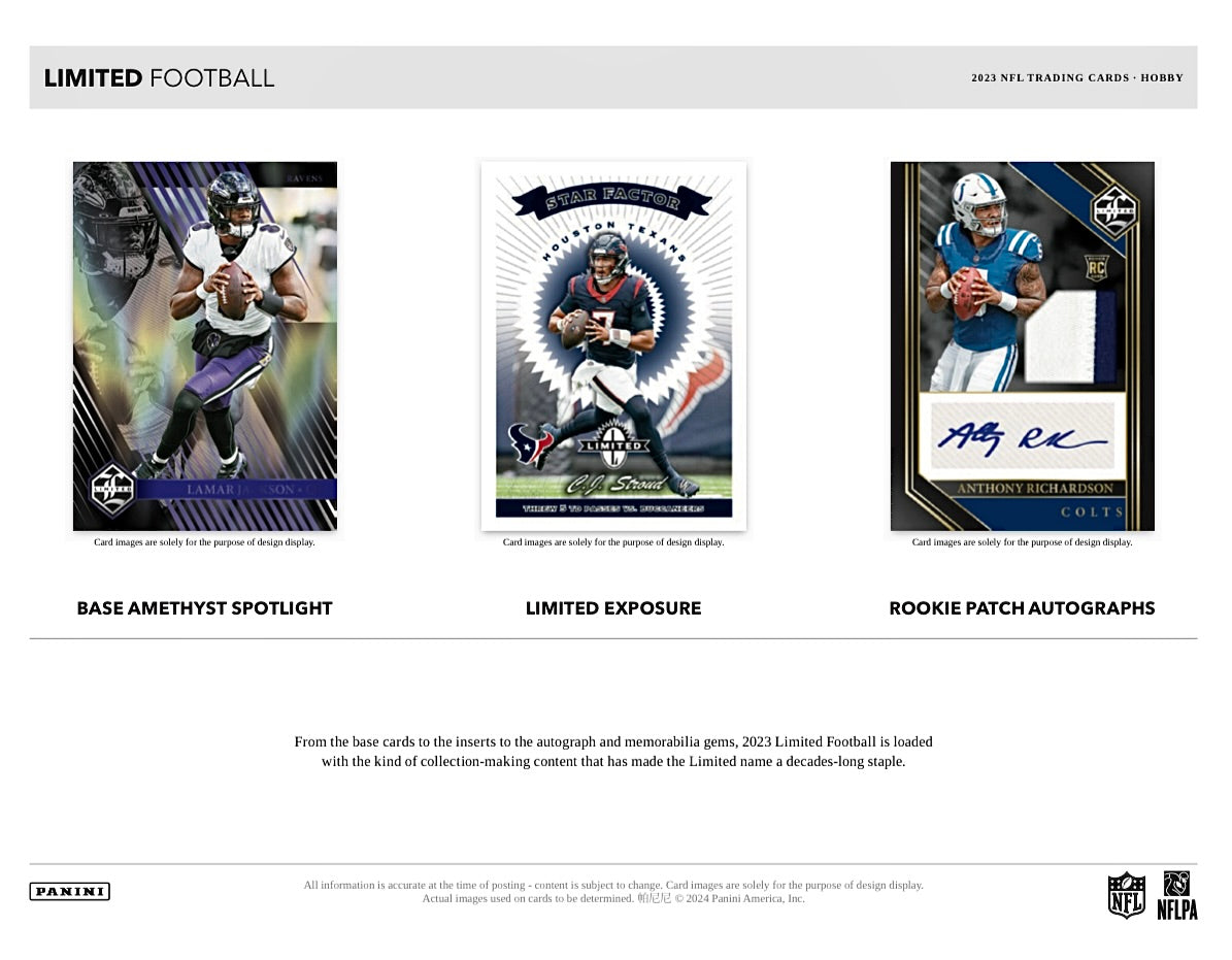 2023 Panini Limited Football Hobby Box