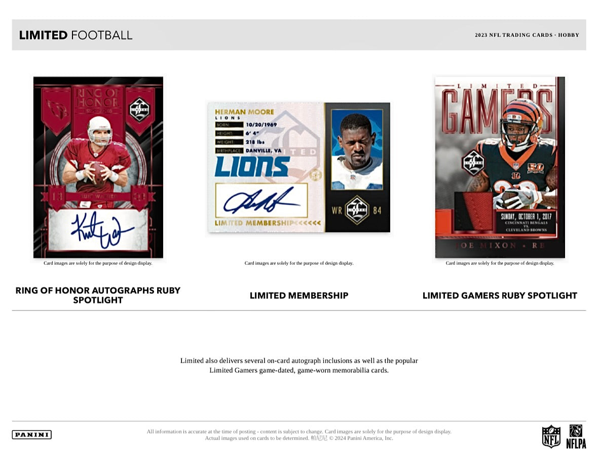 2023 Panini Limited Football Hobby Box