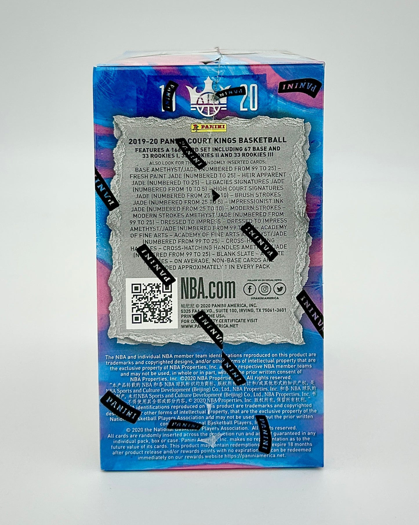 2019-20 Panini Court Kings Basketball International Blaster Box