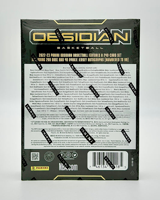 2022-23 Panini Obsidian Basketball Hobby Box