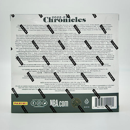 2022-23 Panini Chronicles Basketball Hobby Box