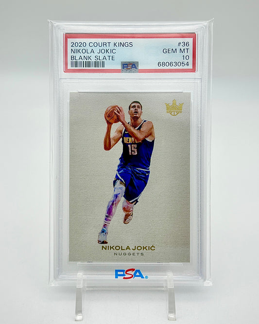 Panini Court Kings Blank Slate Nikola Jokic Gem Mint PSA 10