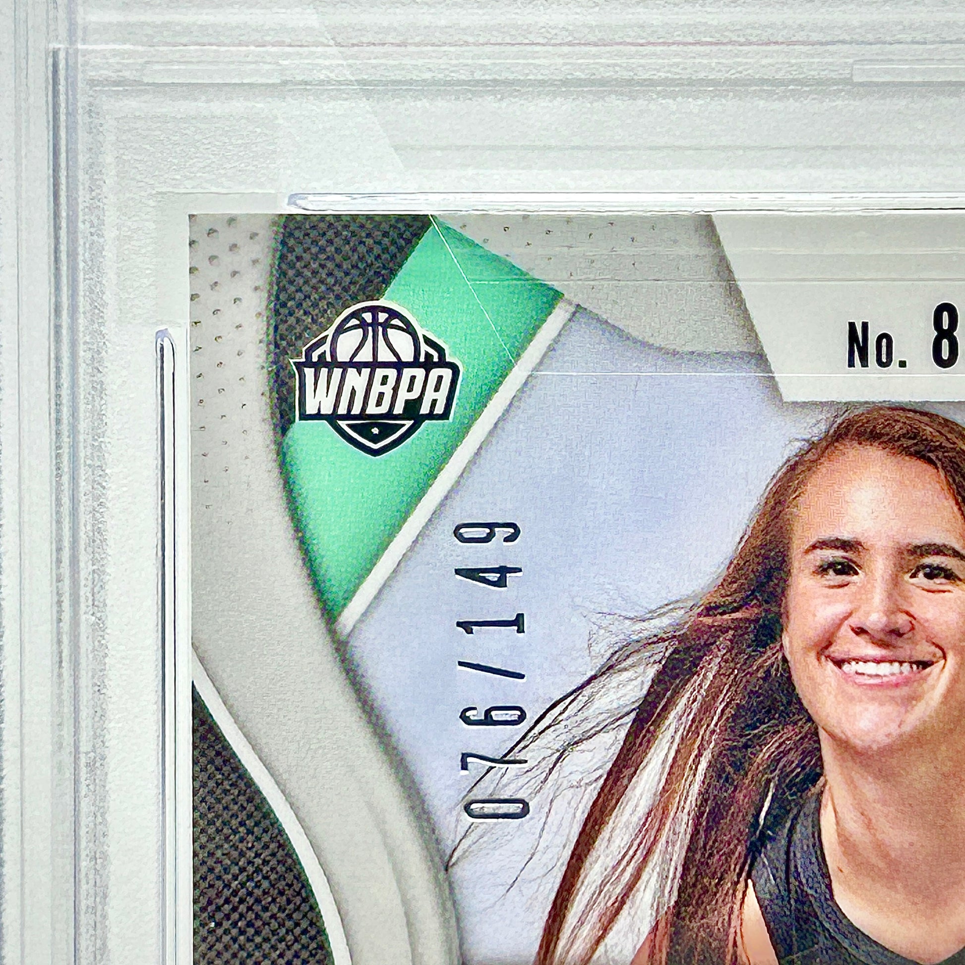 2020 Panini Prizm WNBA Blue Prizm Sabrina Ionescu Rookie Card PSA 10