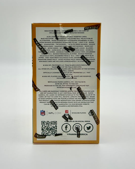 2022 Panini Donruss Optic Football Blaster Box