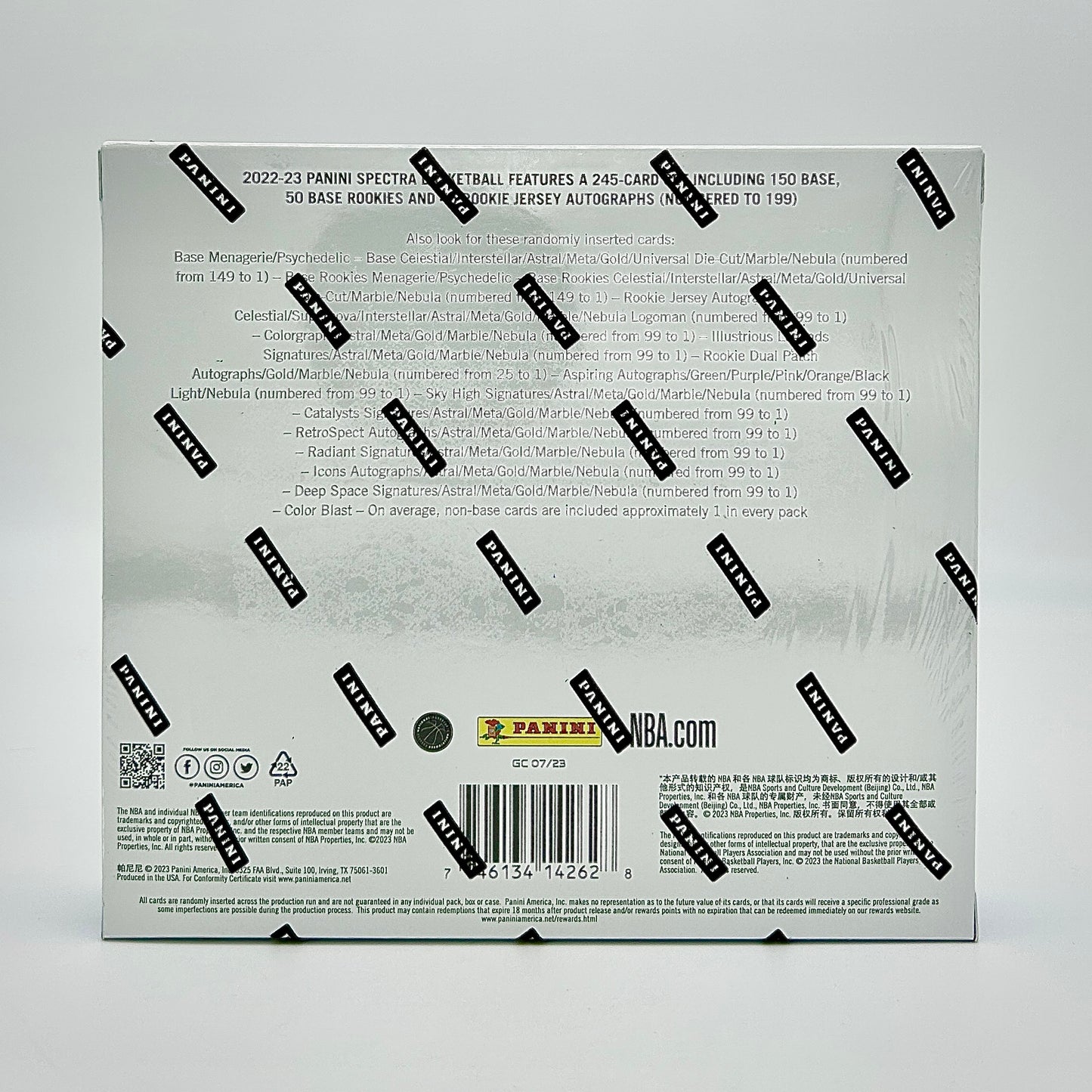 2022-23 Panini Spectra Basketball Hobby Box