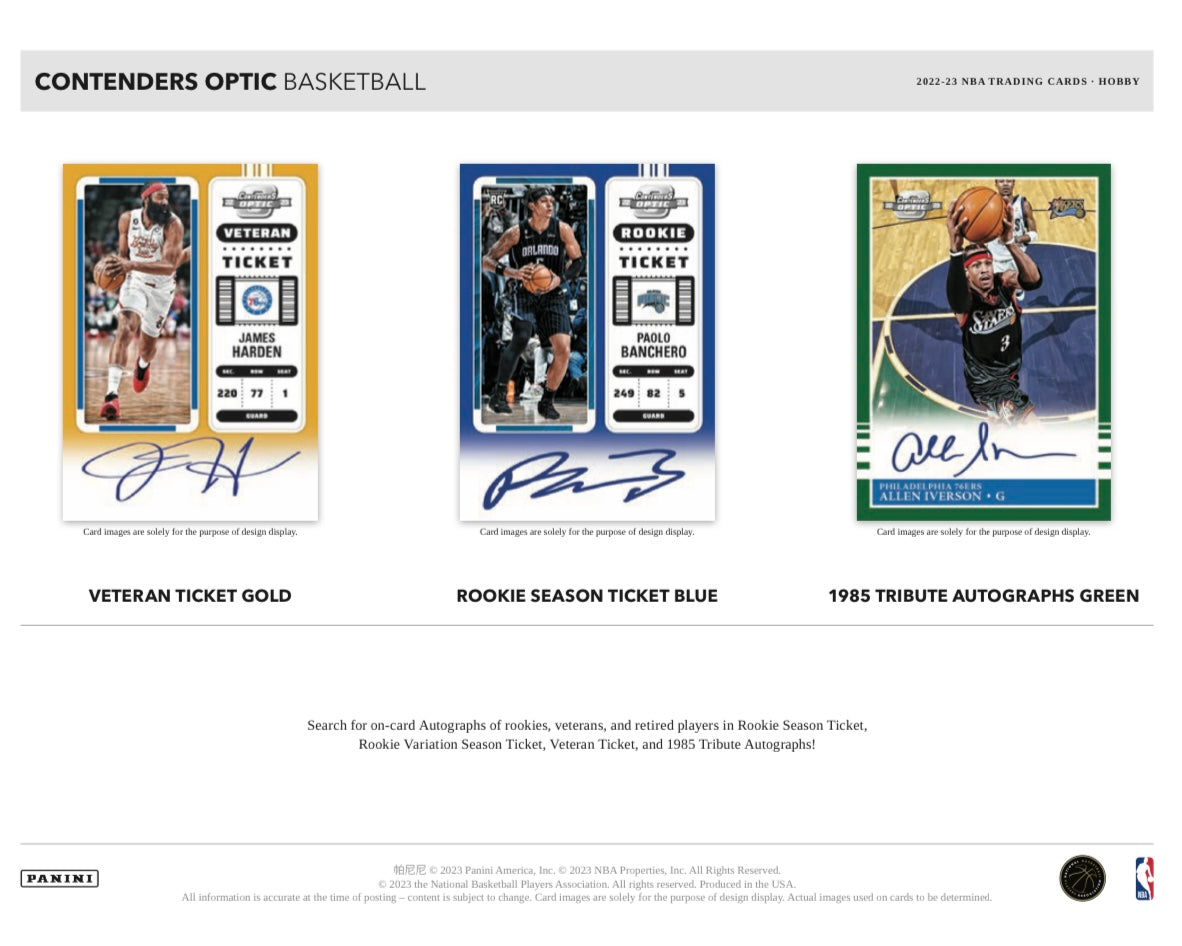 2022-23 Panini Contenders Optic Basketball Hobby Box