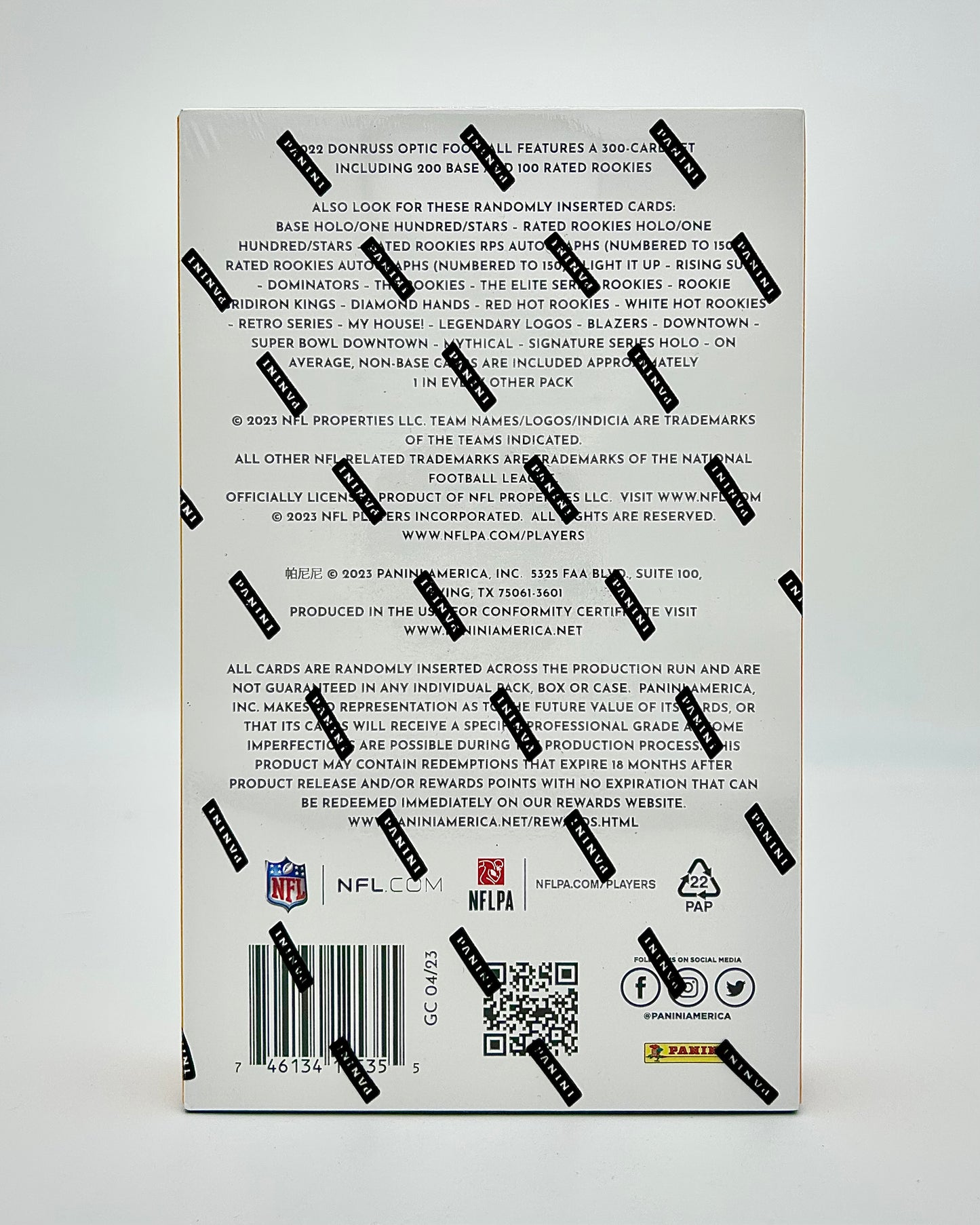 2022 Panini Donruss Optic Football Retail Box