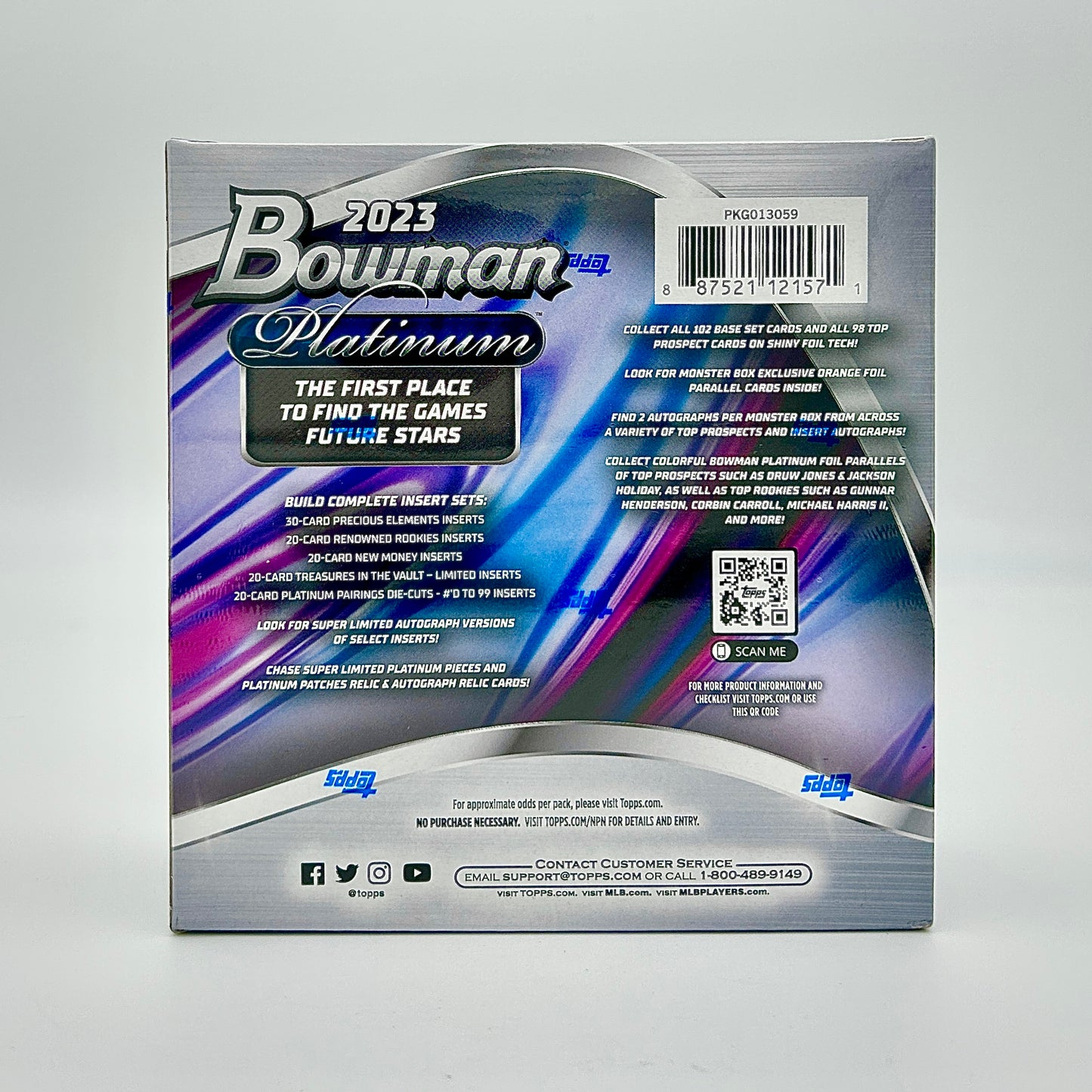 2023 Bowman Platinum Baseball Monster Box