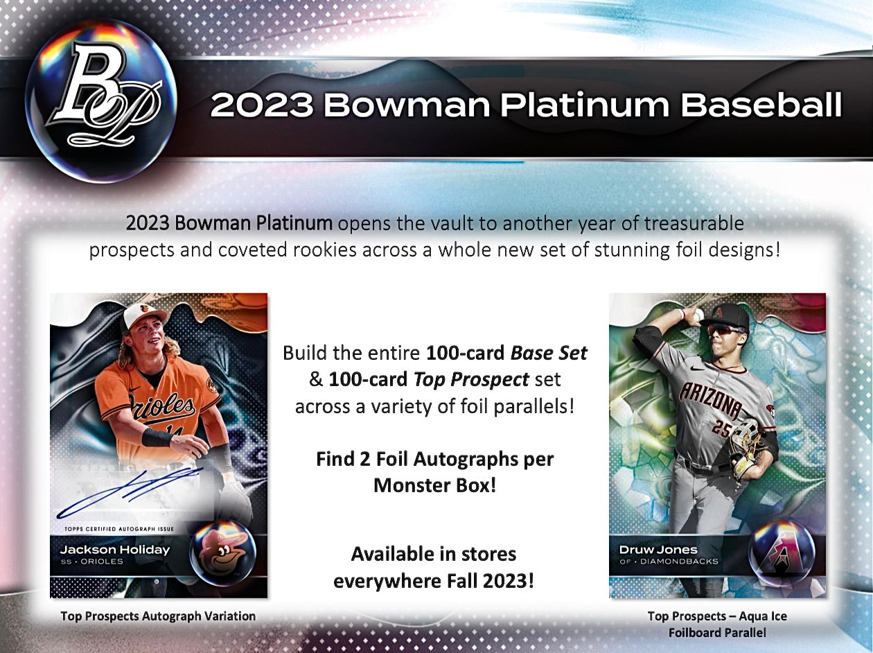 2023 Bowman Platinum Baseball Monster Box