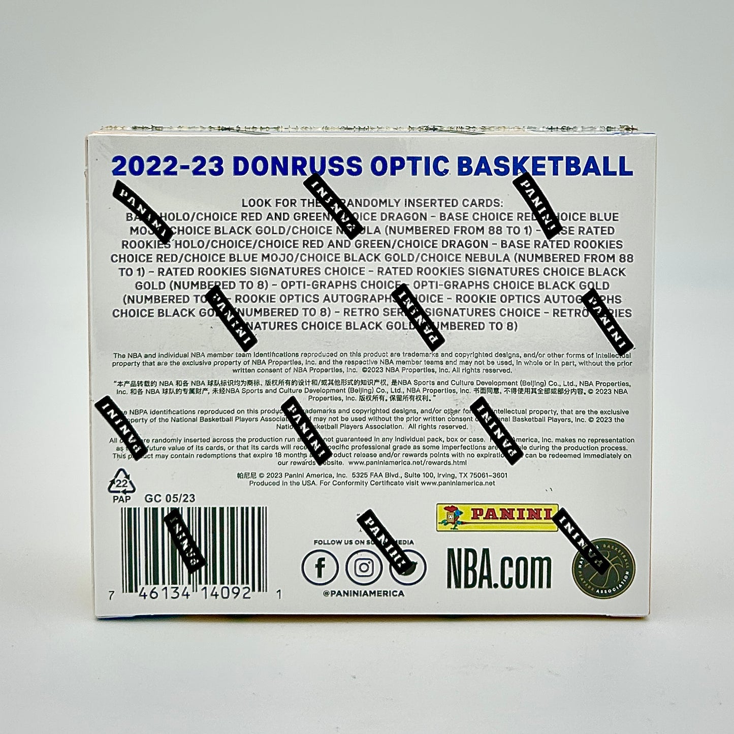 2022-23 Panini Donruss Optic Basketball Choice Box