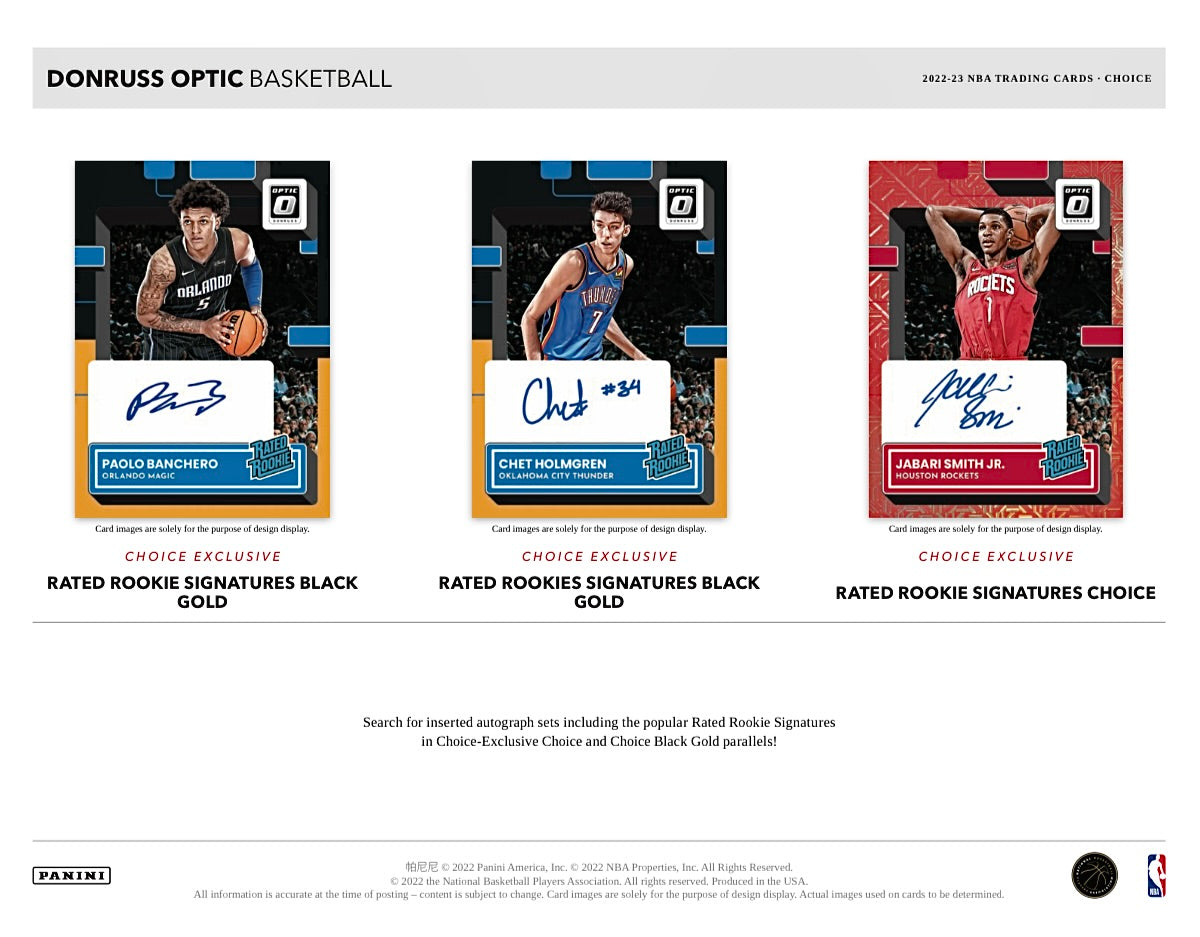 2022-23 Panini Donruss Optic Basketball Choice Box