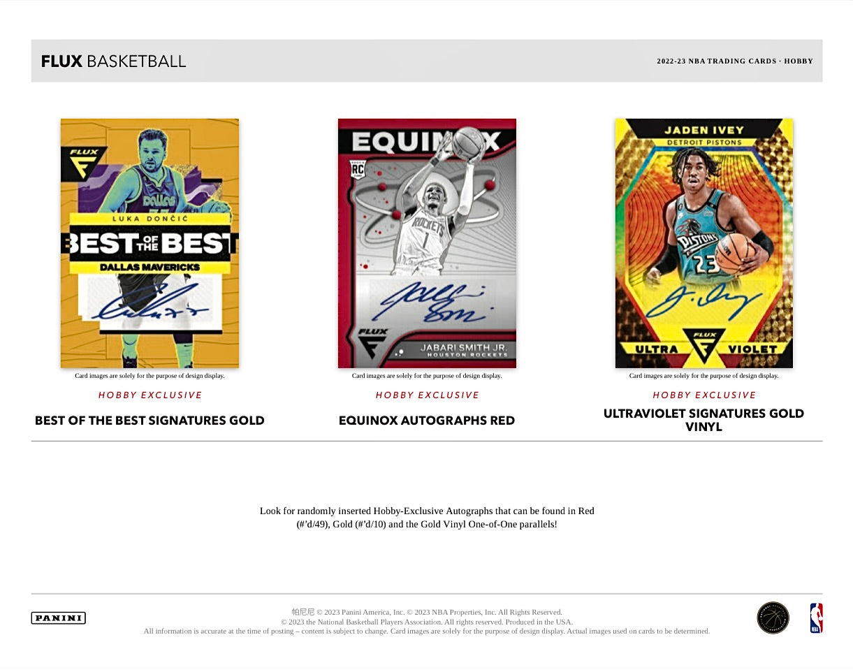 2022-23 Panini Flux Basketball Hobby Box