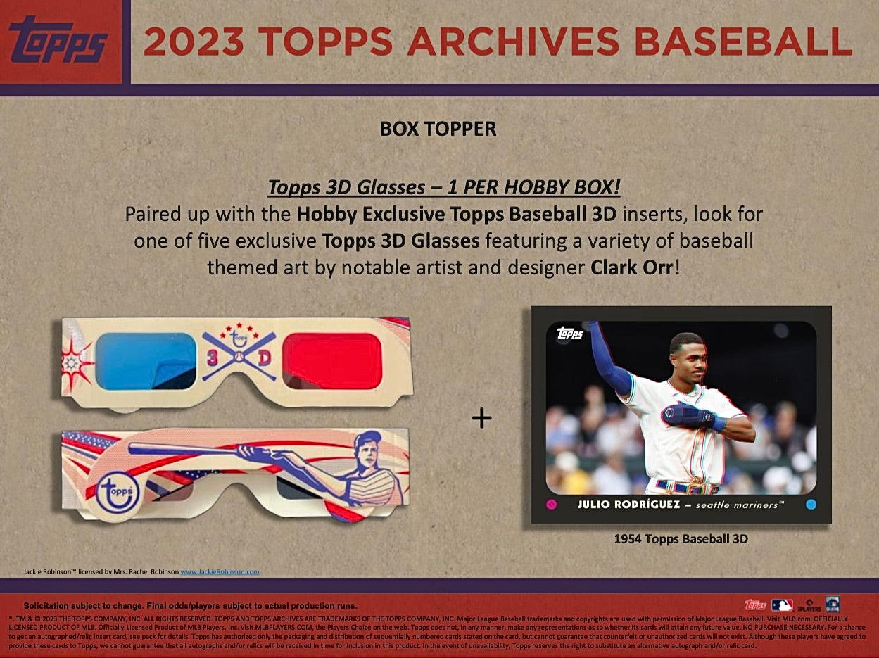 2023 Topps Archives Baseball Hobby Box