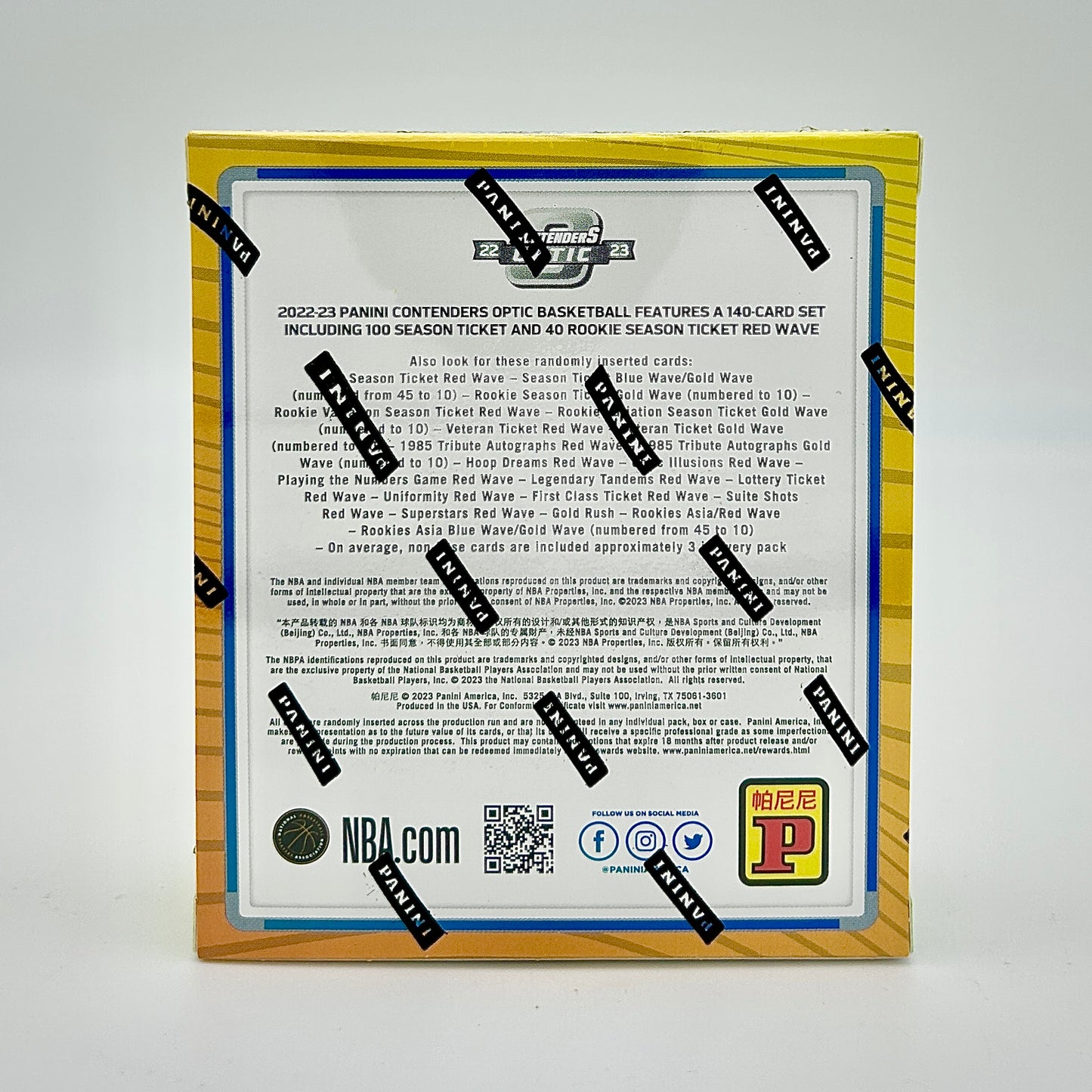 2022-23 Panini Contenders Optic Basketball TMALL Box