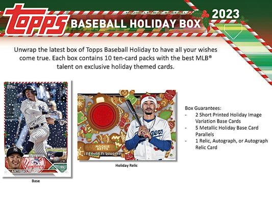 2023 Topps Holiday Baseball Mega Box