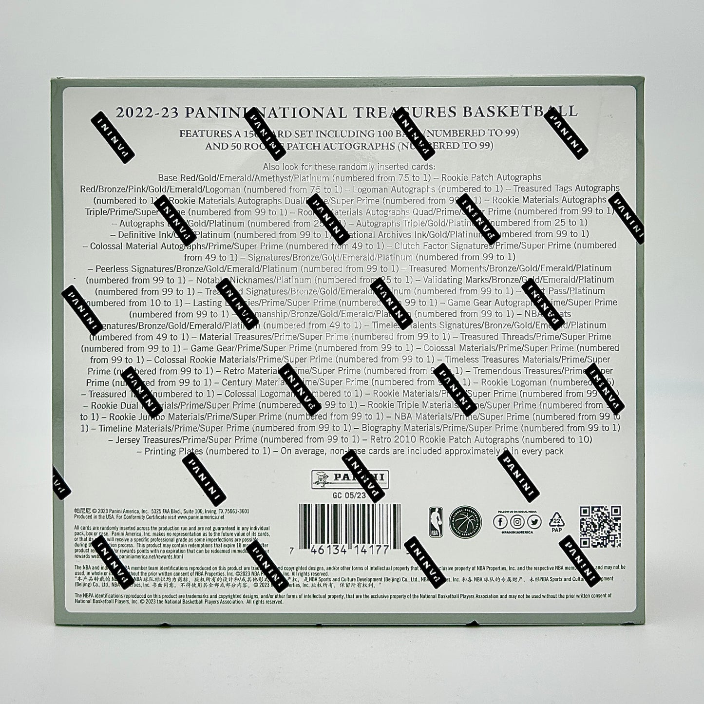 2022-23 Panini National Treasures Basketball Hobby Box