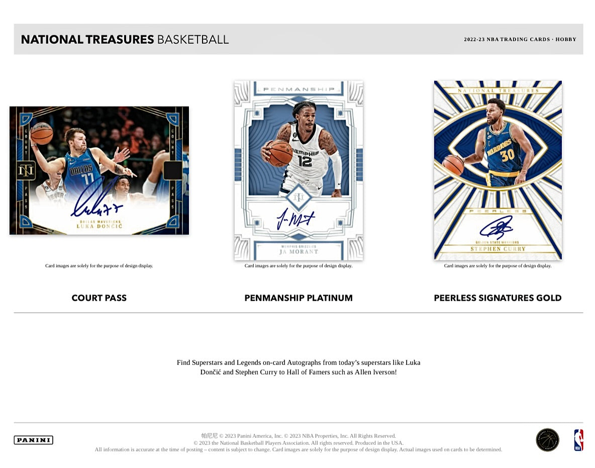 2022-23 Panini National Treasures Basketball Hobby Box