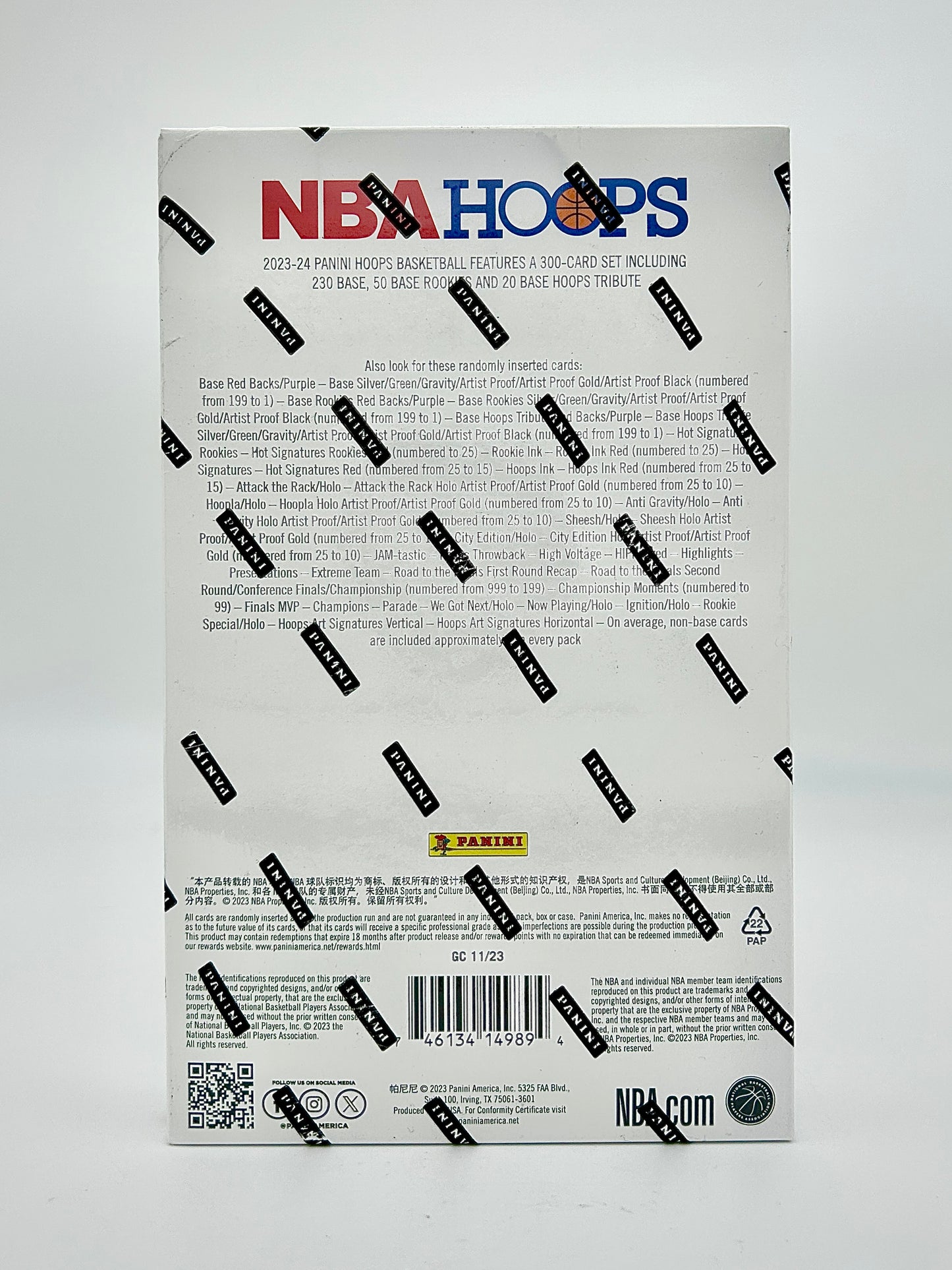 2023-24 Panini Hoops Basketball Hobby Sealed Case (20 boxes)