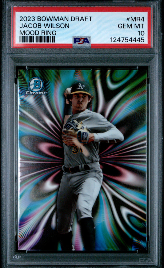 2023 Bowman Draft Mood Ring Jacob Wilson #MR4 PSA 10