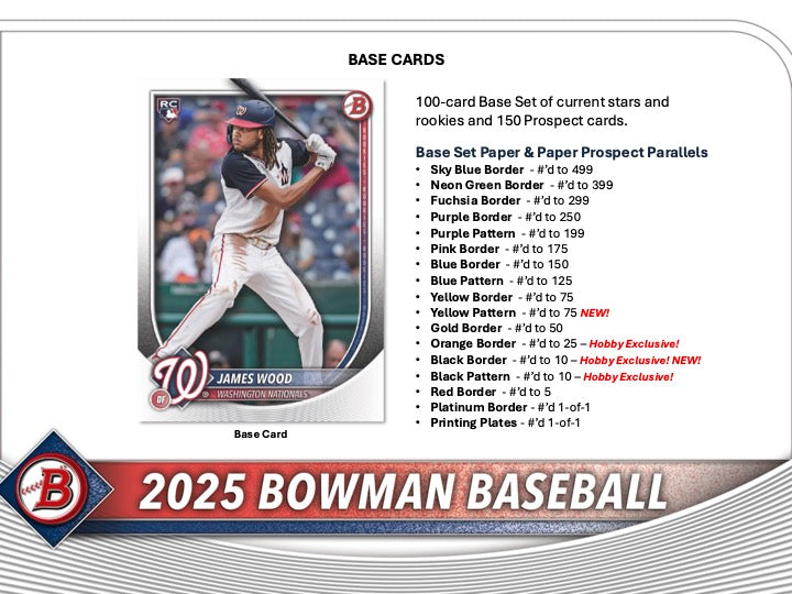 2025 Bowman Baseball Hobby