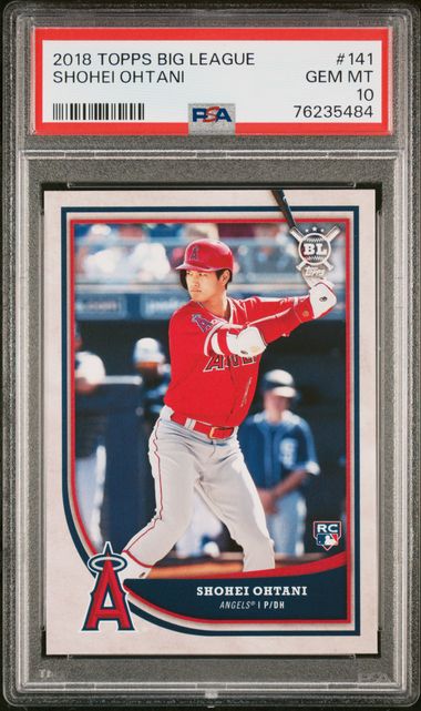 2018 Topps Big League #141 Shohei Ohtani PSA 10
