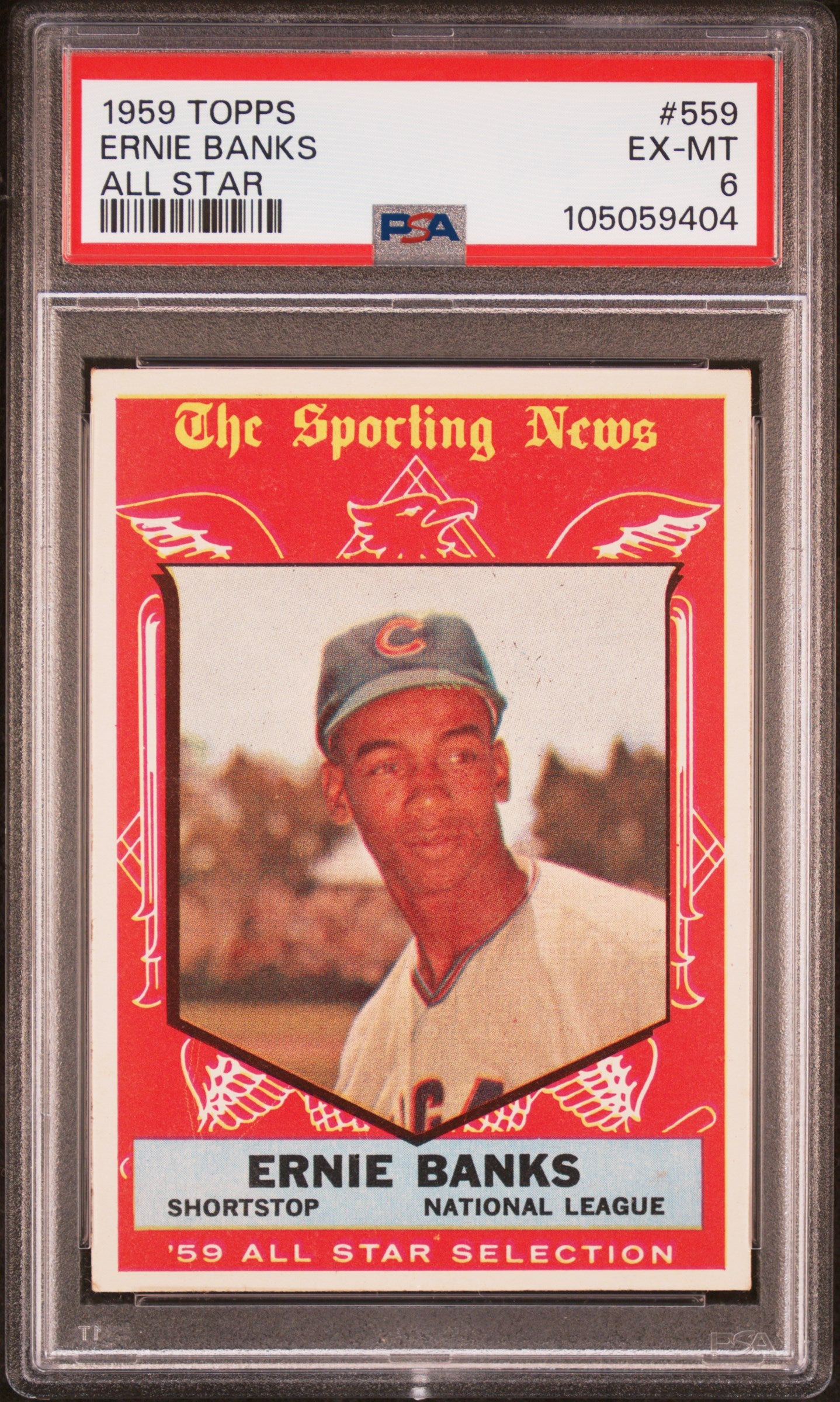 1959 Topps All Star Ernie Banks