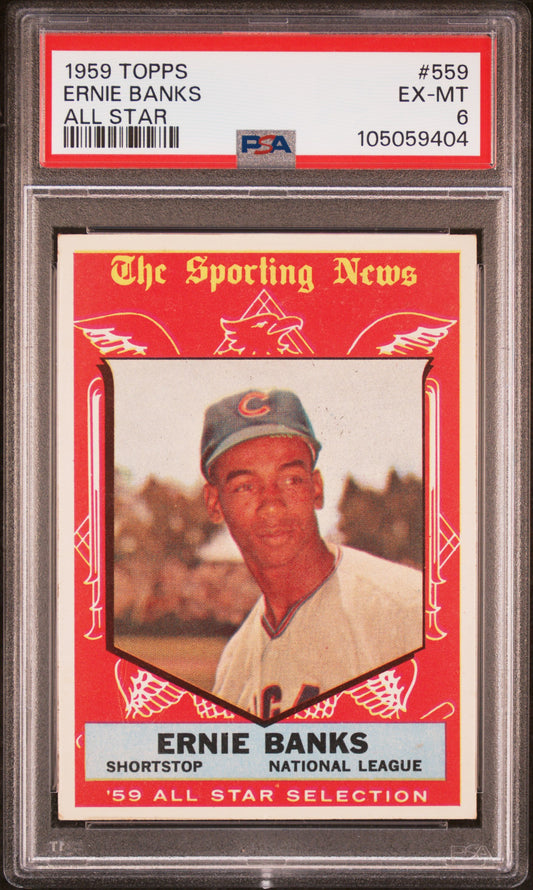 1959 Topps All Star Ernie Banks