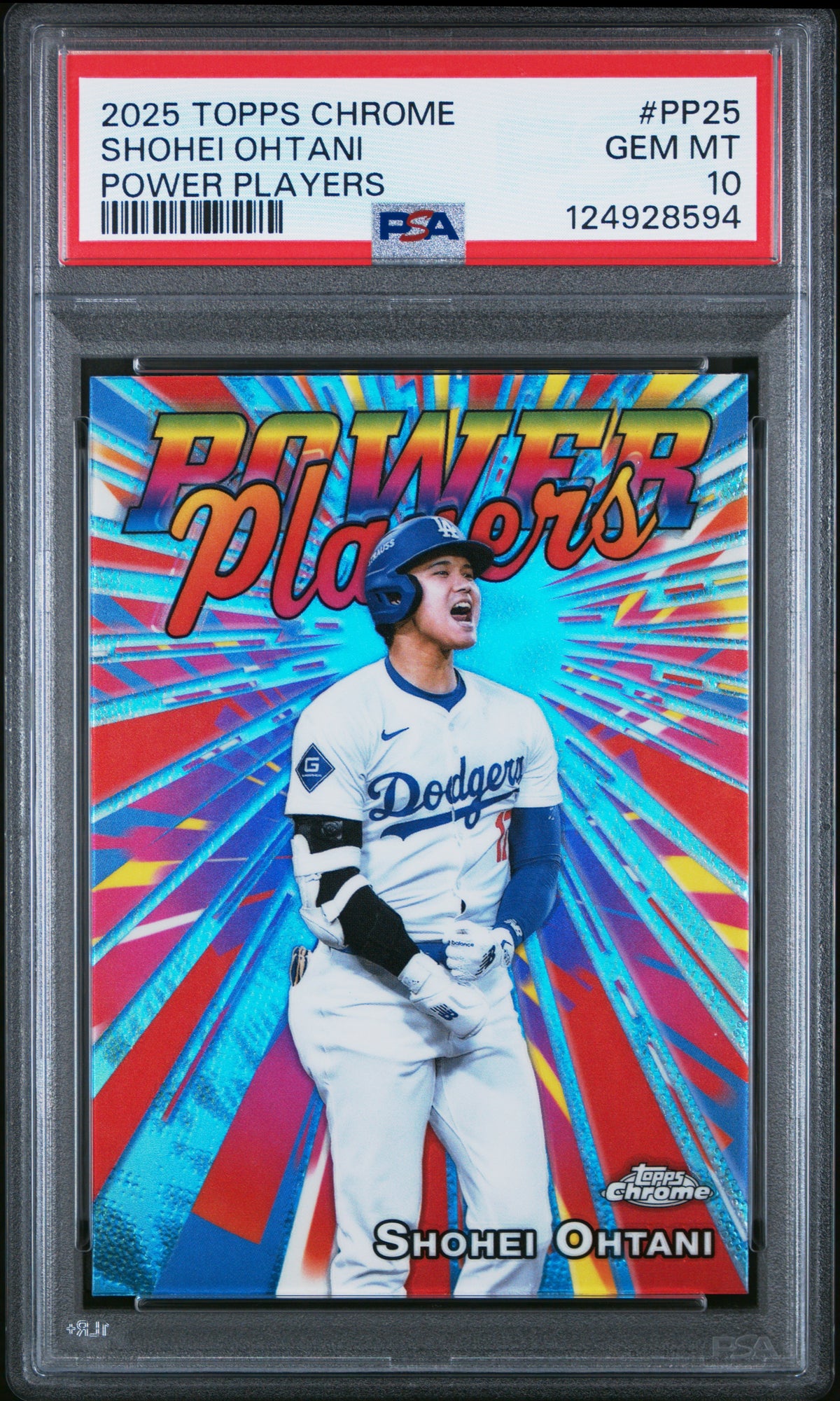 2025 Topps Chrome Power Players #PP25 Shohei Ohtani PSA 10