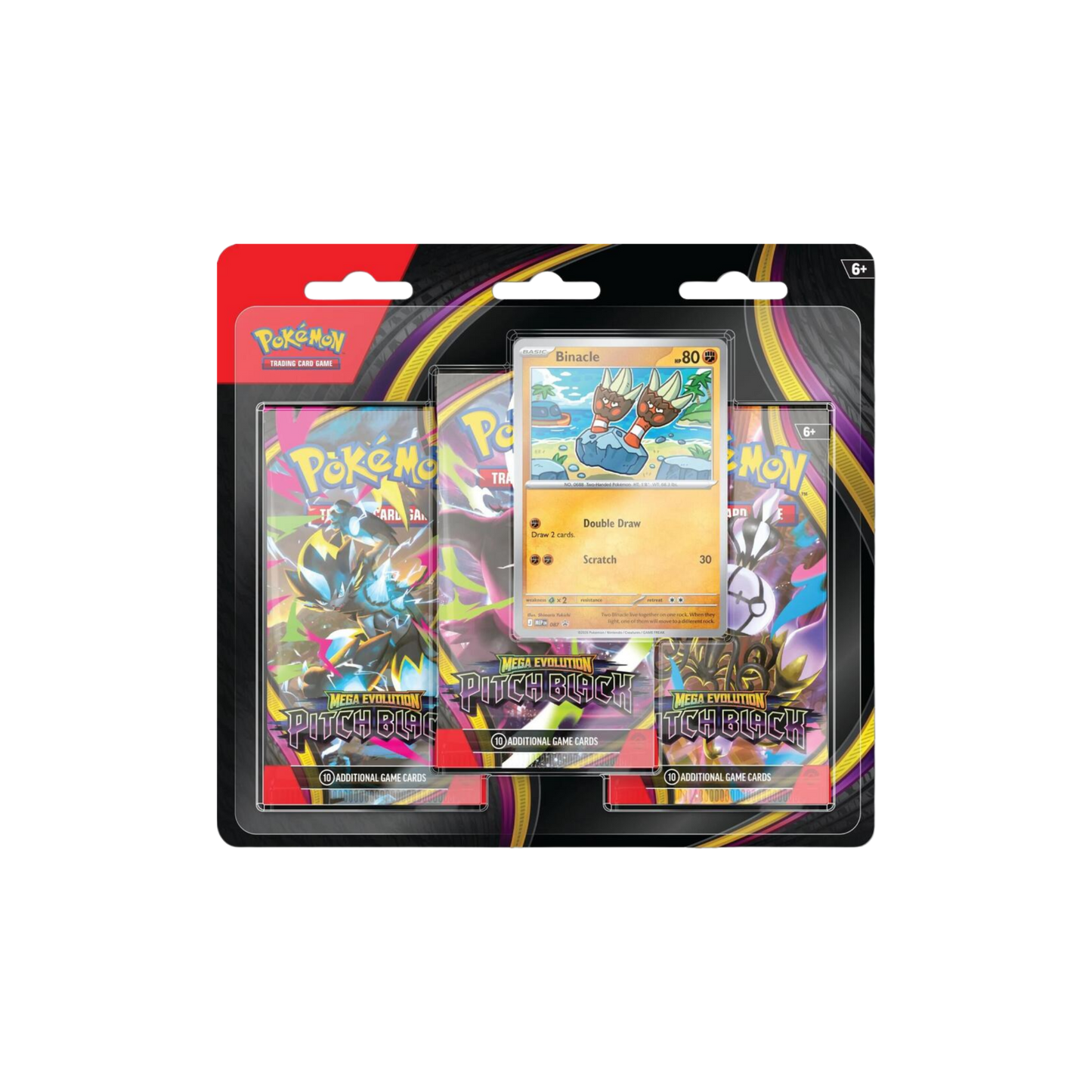 Pokémon Mega Evolution 5 Pitch Black 3-Pack Blister