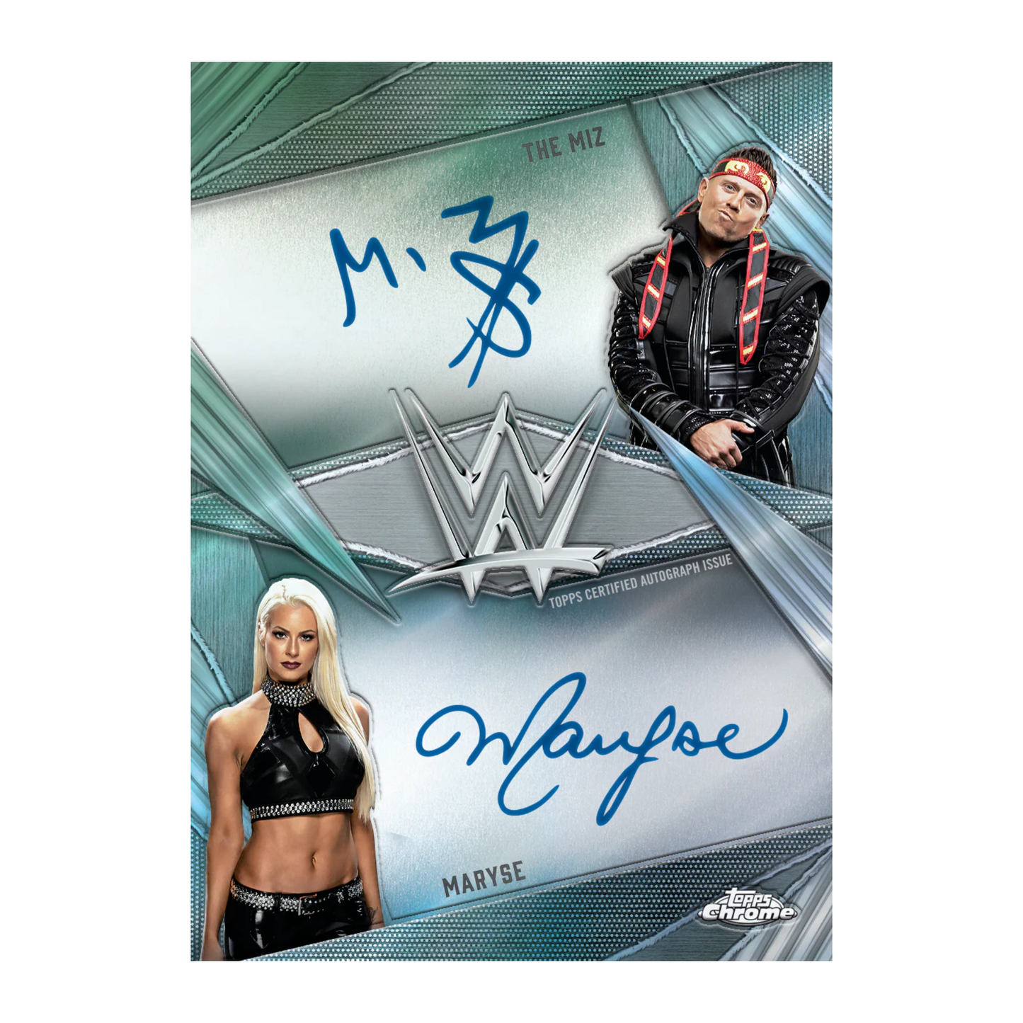 2026 Topps Chrome WWE Dual Autographs The Miz & Maryse