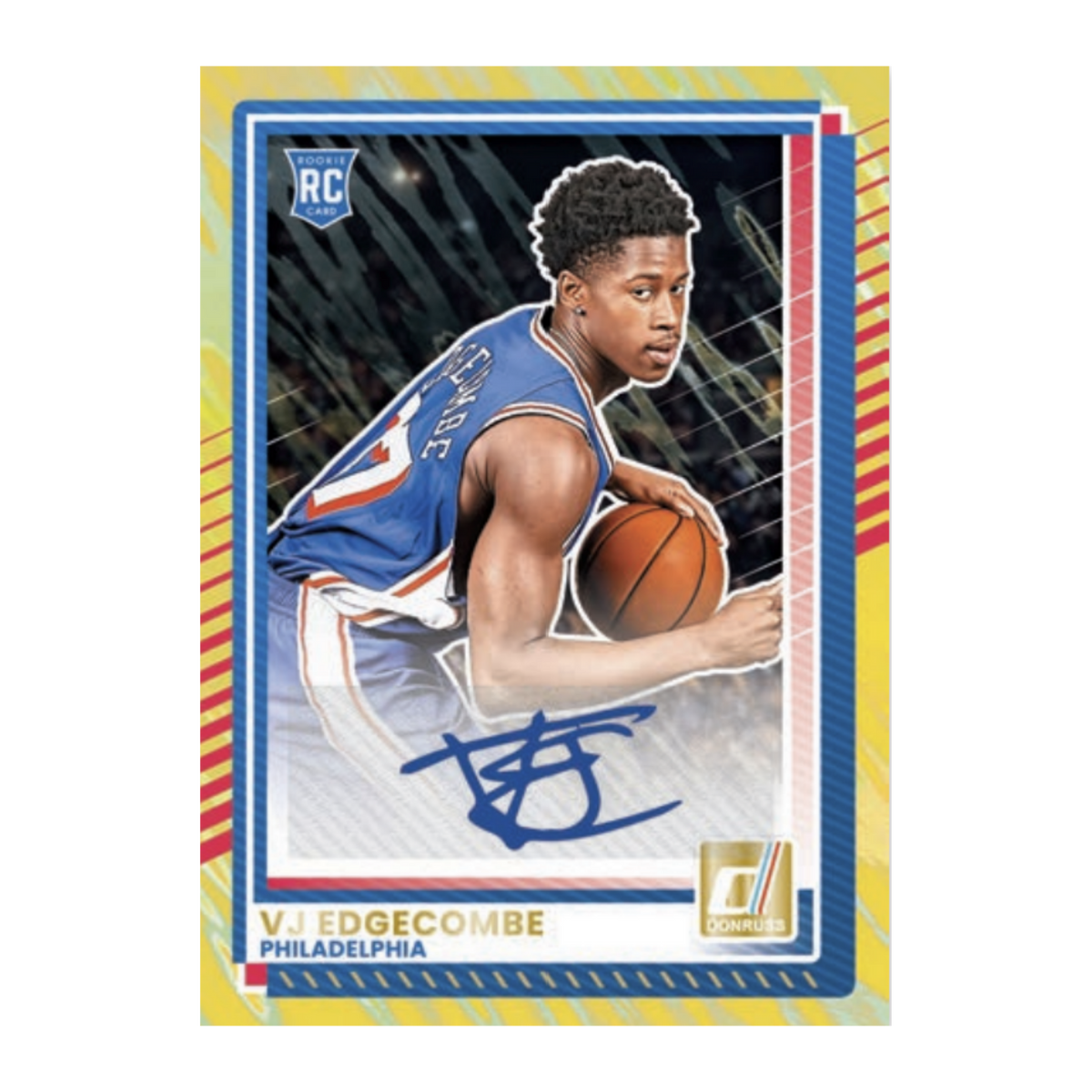 2025-26 Panini Donruss Basketball Base Autographs VJ Edgecombe