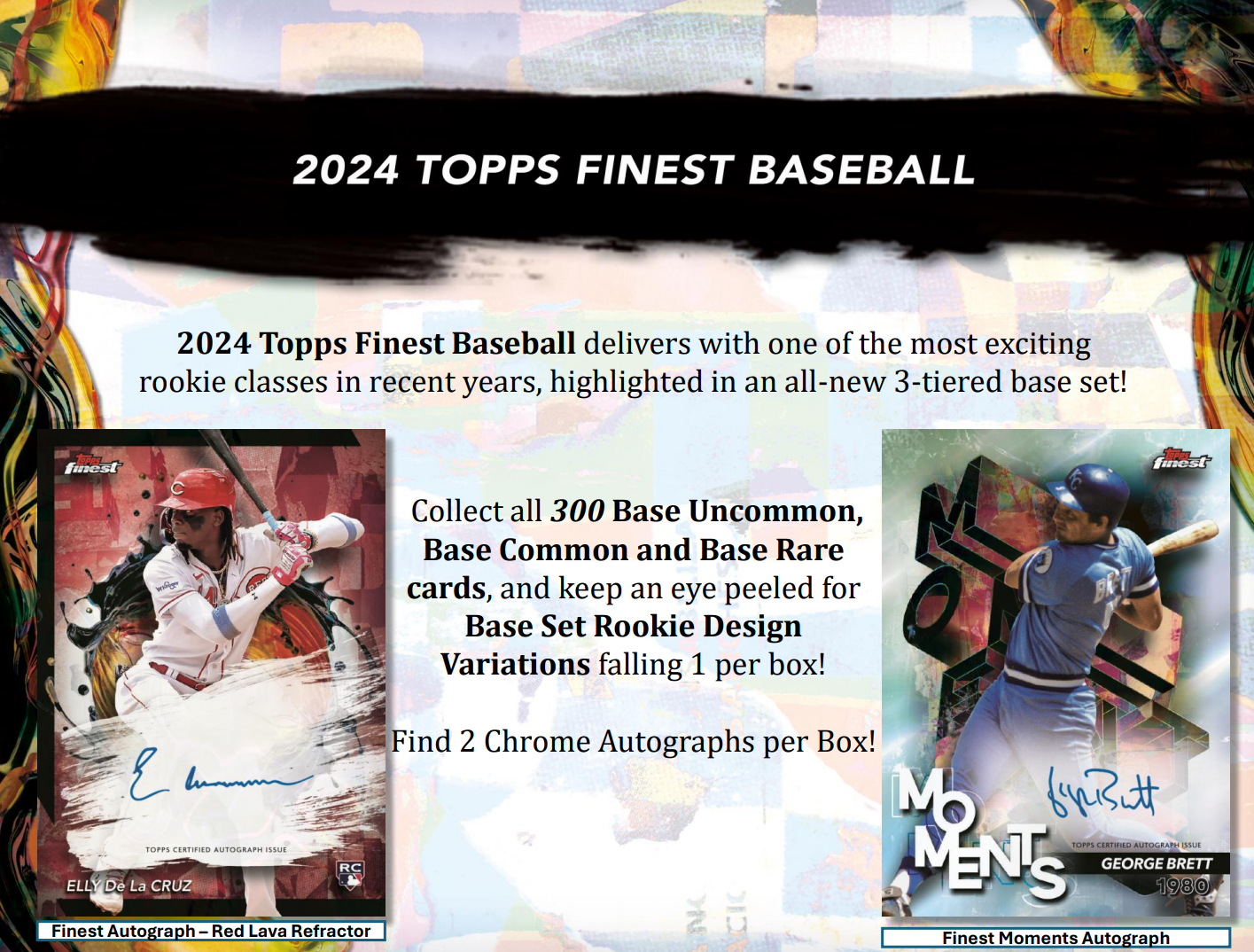2024 Topps Finest Baseball Hobby Box