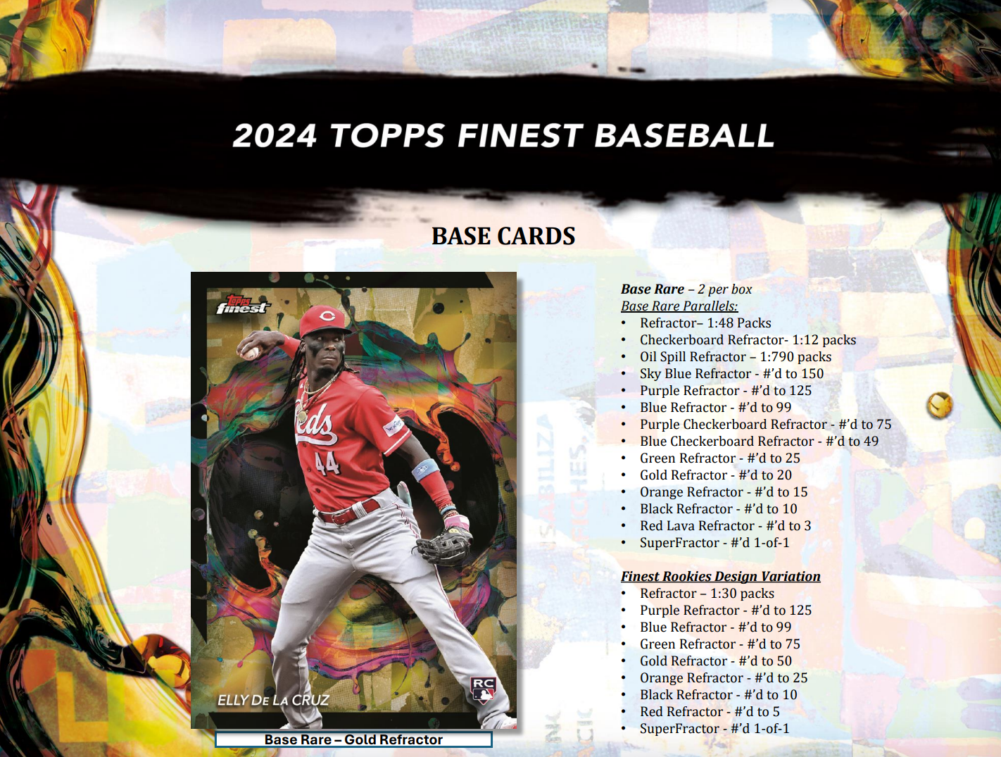 2024 Topps Finest Baseball Hobby Box