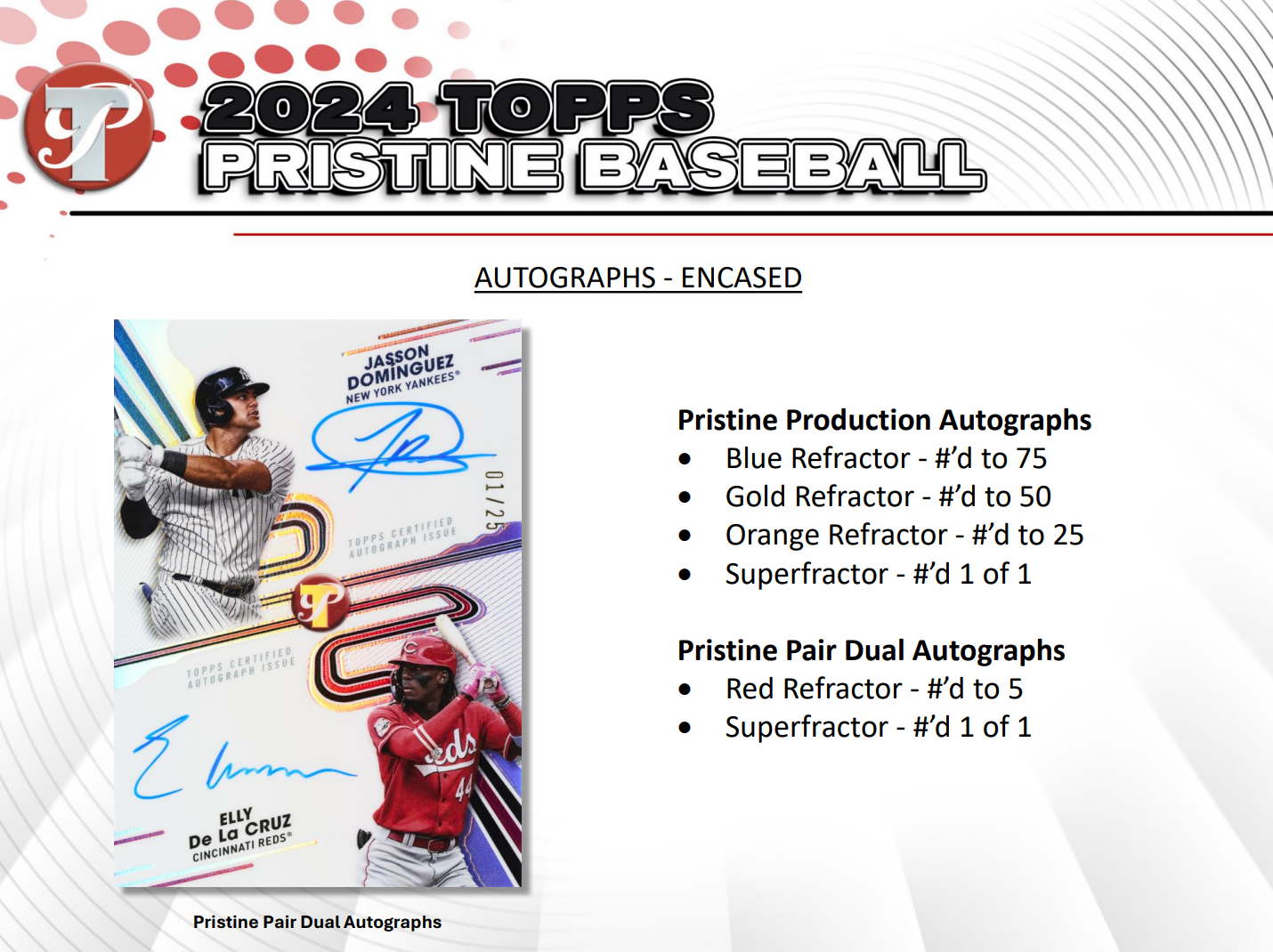2024 Topps Pristine Baseball Hobby Box