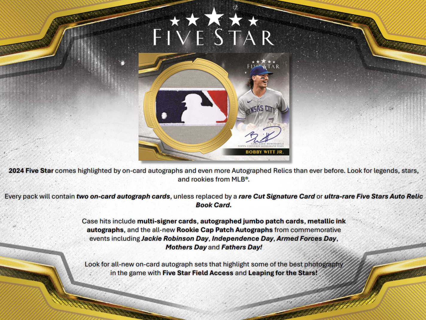 2024 Topps Five Star Baseball Hobby Box