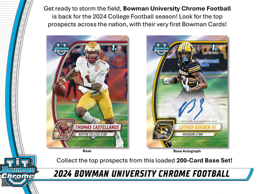2024 Bowman University Chrome Football Hobby Box