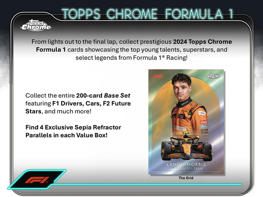 2024 Topps Chrome Formula 1 Value Box