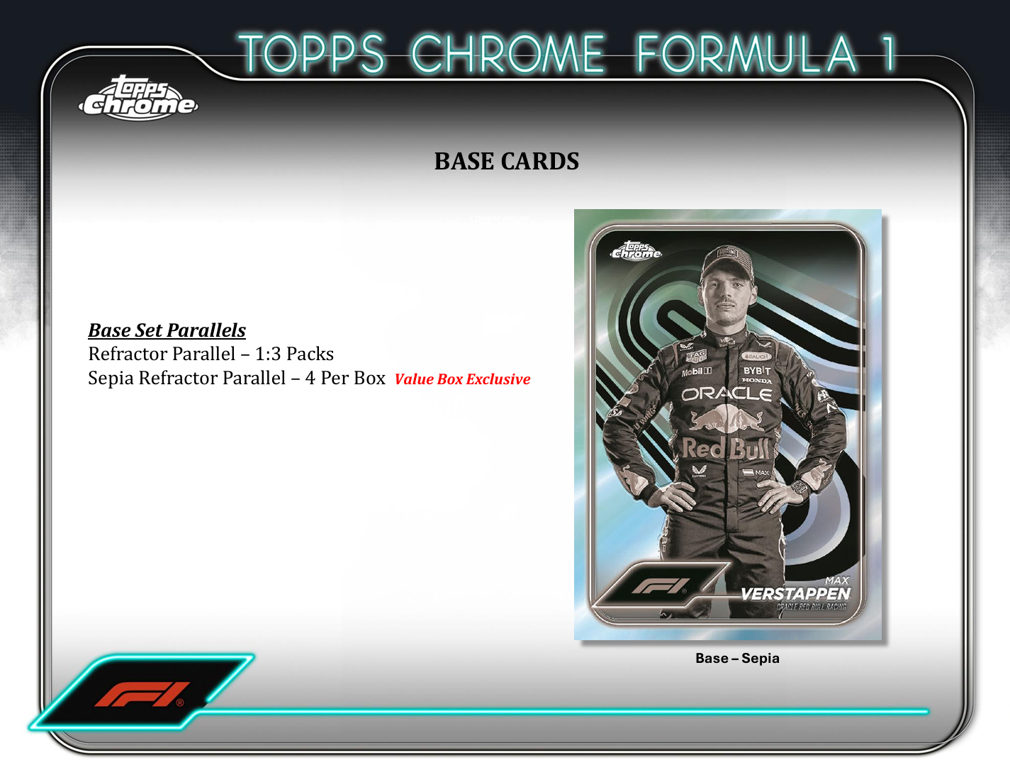 2024 Topps Chrome Formula 1 Value Box