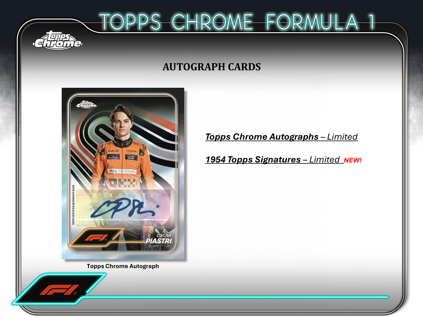 2024 Topps Chrome Formula 1 Value Box