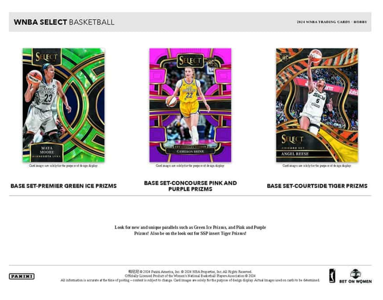 2024 Panini Select WNBA Basketball Hobby Blaster Box