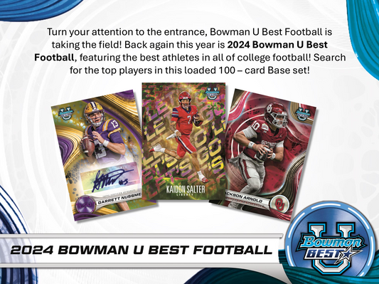 2024 Bowmans best university football hobby box