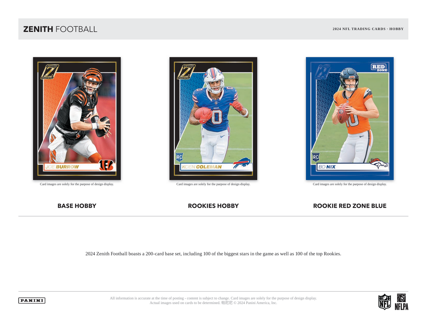 Panini Zenith Football