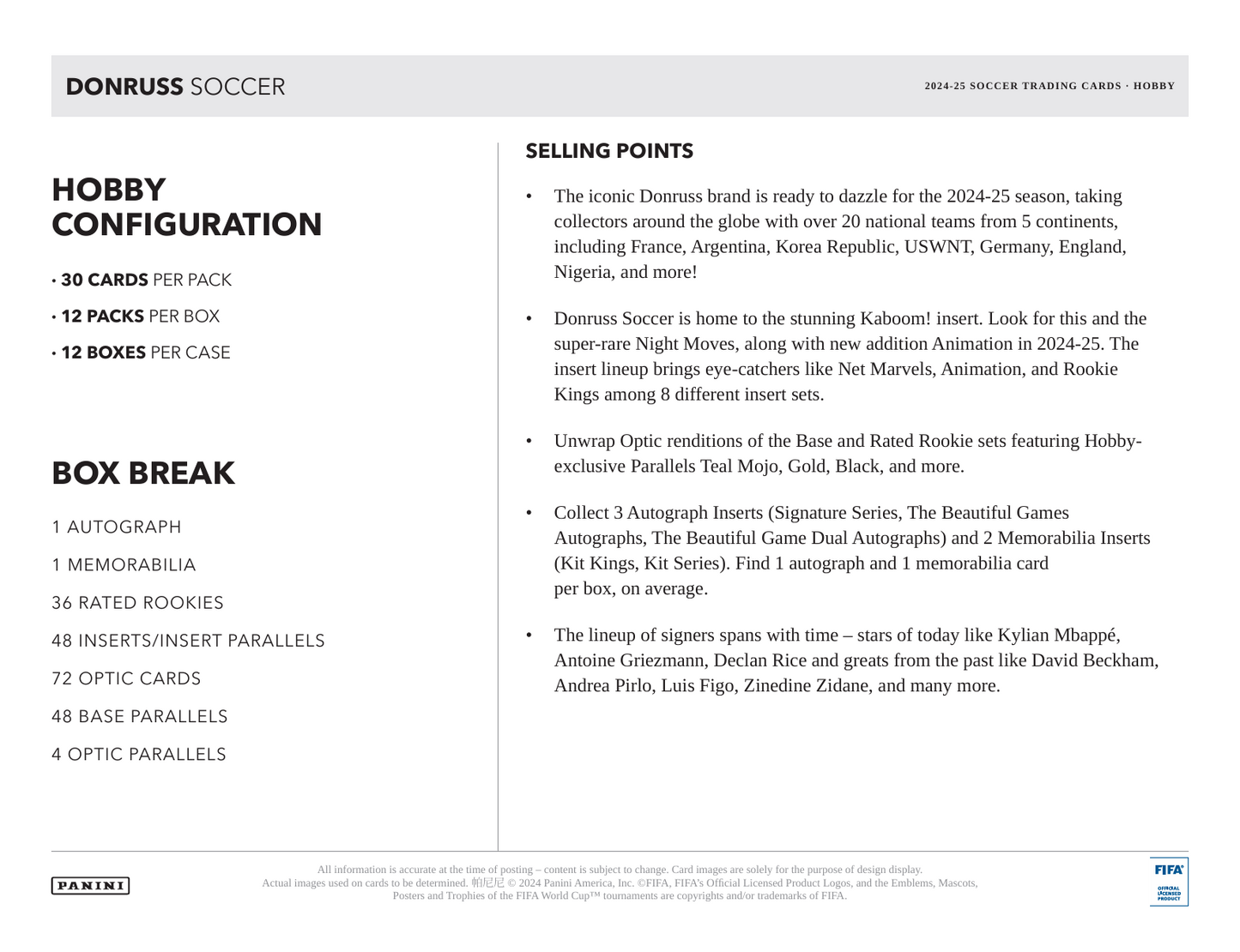 Panini Donruss Soccer