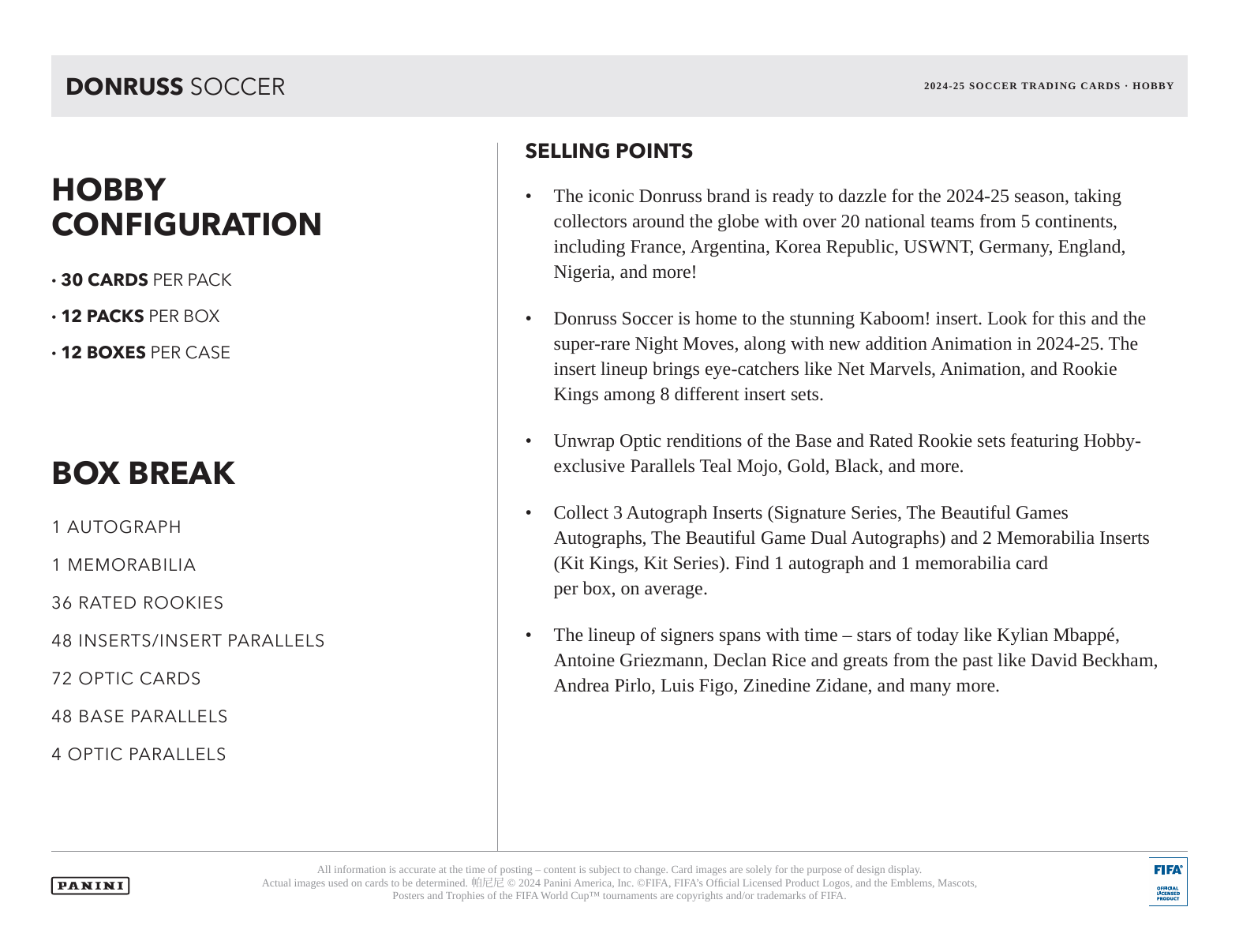 Panini Donruss Soccer