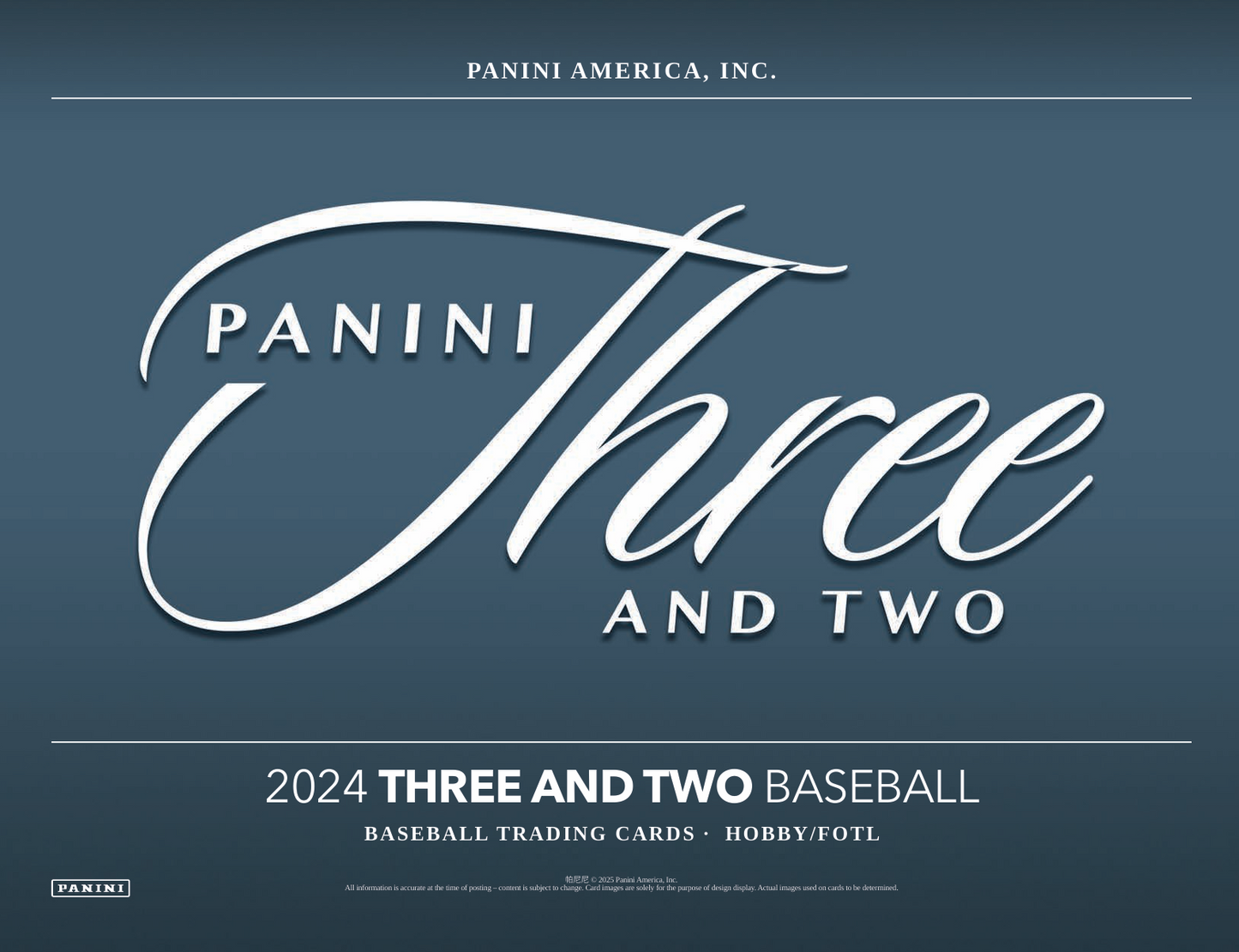 2024 Panini Three & Two Baseball Hobby Box