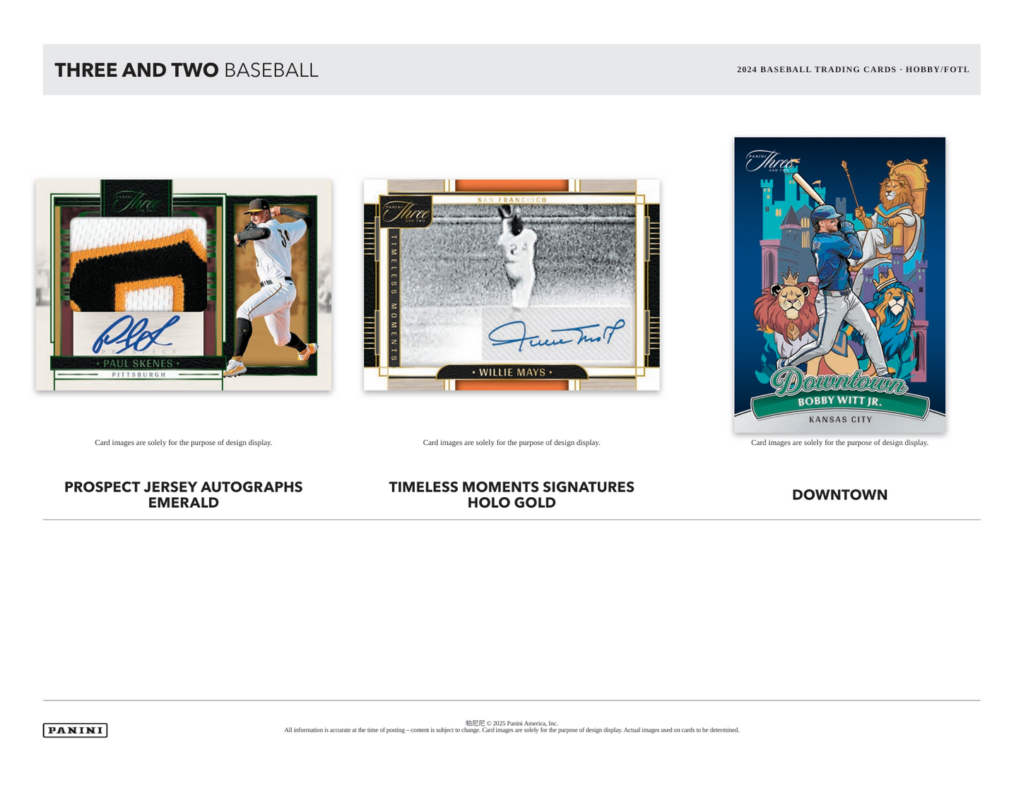 2024 Panini Three & Two Baseball Hobby Box