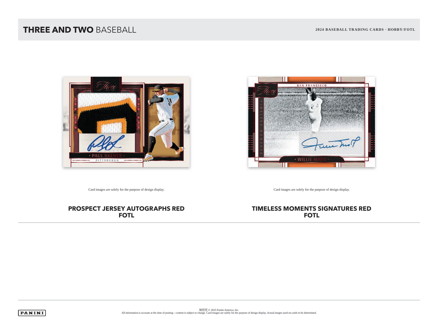 2024 Panini Three & Two Baseball Hobby Box